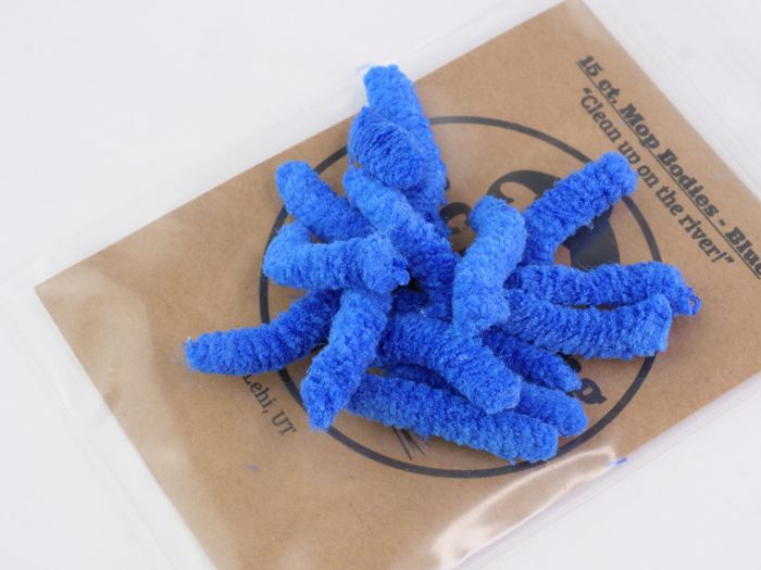 Мушки Mop Fly Bodies from B&C Fishing Supplies - Blue
