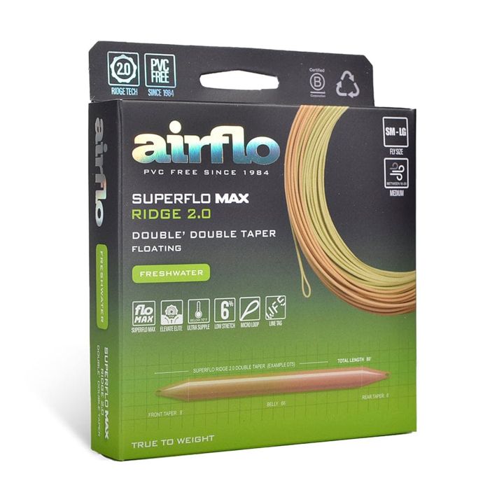 Нахлыстовый шнур Airflo Superflo Max Ridge 2.0 Double Taper Fly Line