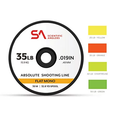 Монофильная леска Scientific Anglers Absolute Flat Mono Shooting Line