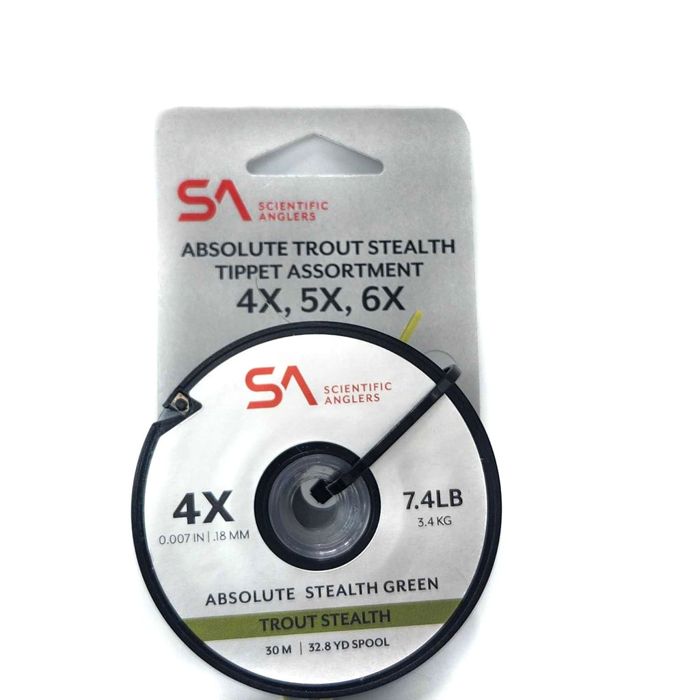 Поводковый материал Absolute Trout Stealth Tippet Assortment - Scientific Anglers