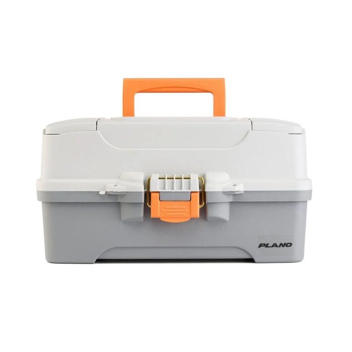 Коробка для снастей Plano Three-Tray Tackle Box Gray Orange