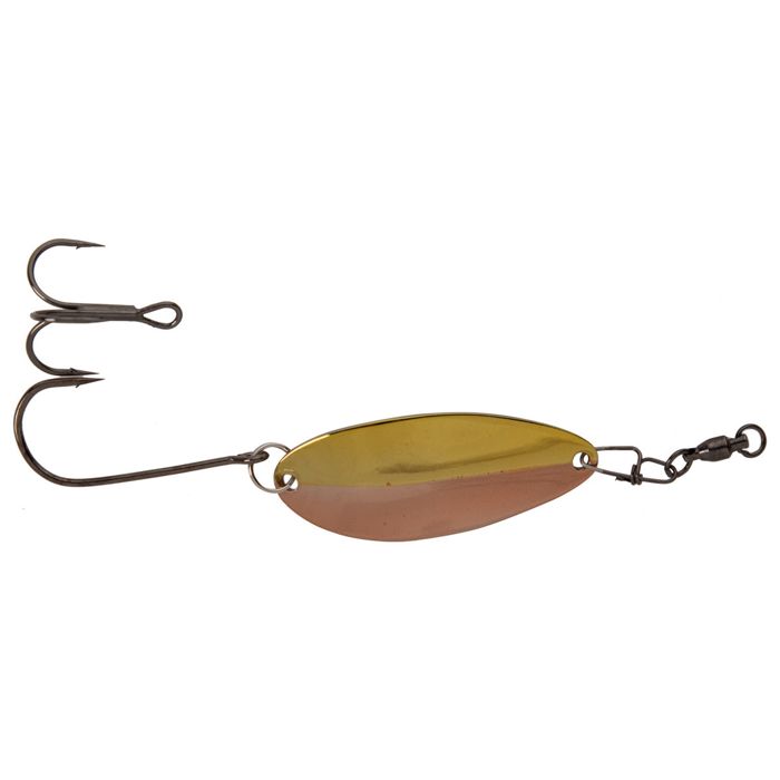 Колеблющаяся блесна P-Line P Line Pro Steel Casting Spoon - Copper/Gold, 2/5oz