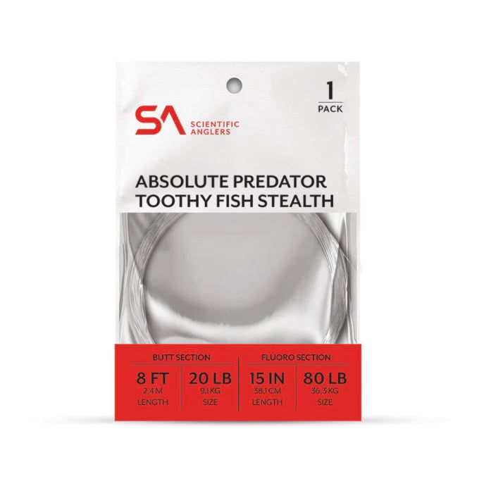 Поводковый материал Scientific Anglers Absolute Predator Toothy Fish Stealth Leader