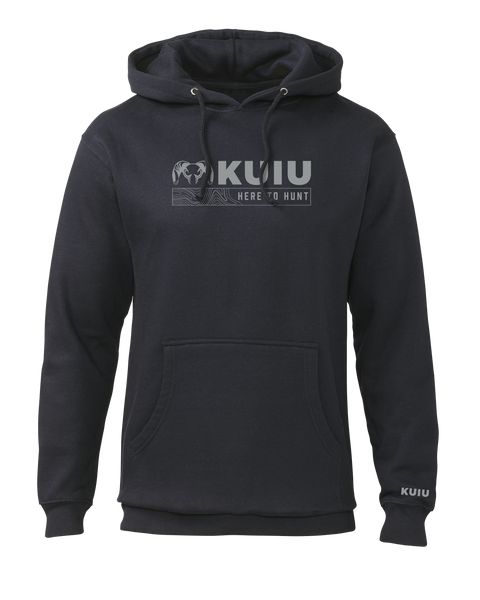 Рыболовная рубашка Outlet KUIU Topo Here to Hunt Hoodie | Navy