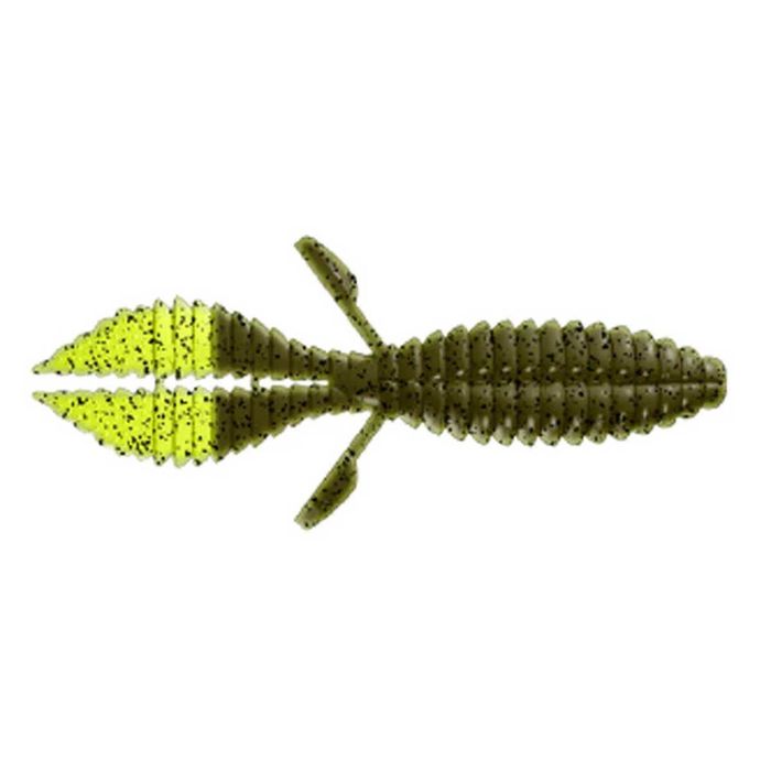 Силиконовая приманка Lunkerhunt Slapjack Beaver Creature Bait - Pumpkin Nitro Tip, 4-3/4in
