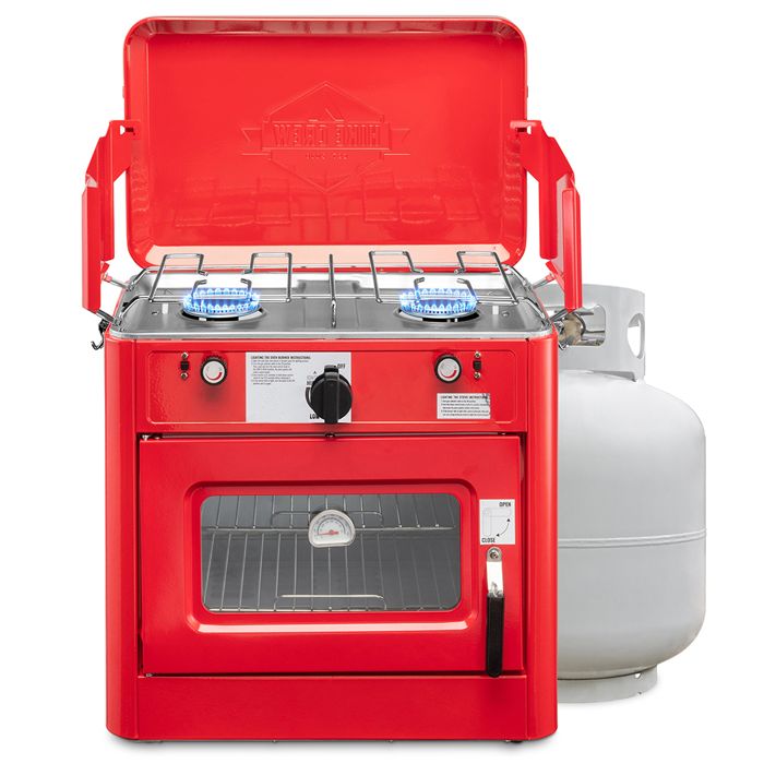 Горелка Hike Crew Outdoor 2-in-1 Dual Burner Camping Stove and Oven, Red