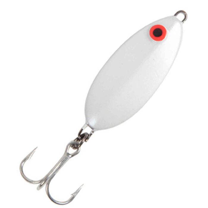 Колеблющаяся блесна Bomber Slab Jigging Spoon - Chrome/ Blue Back, 7/8oz