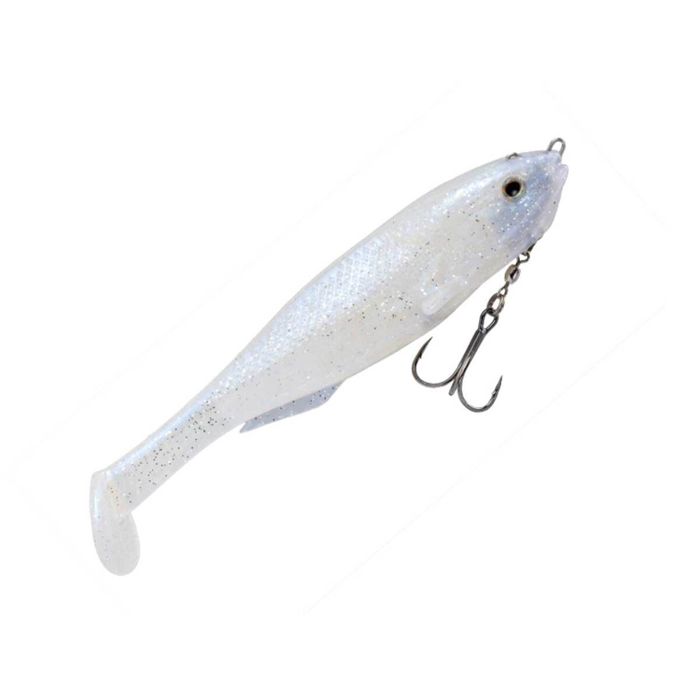 Свимбейт Strike King Products Strike King Final Copy Soft Swimbait - Pearl, 4-3/4in, 1ct
