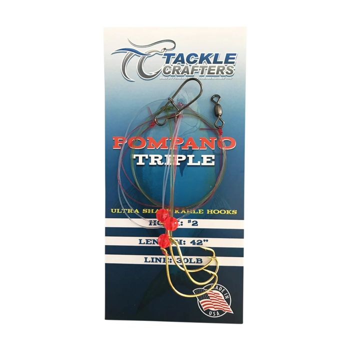Готовая оснастка Tackle Crafters Pompano Triple Rig