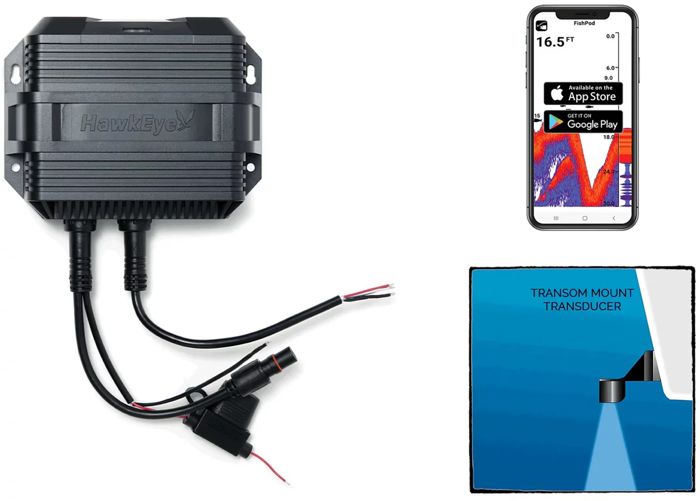 Эхолот HawkEye FishPod 10BX Boat Mount Bluetooth Fish Finder