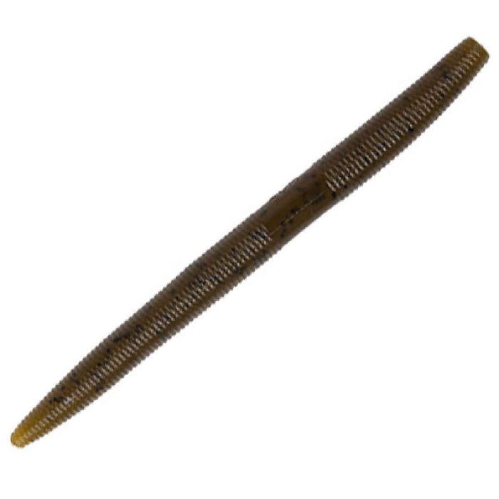 Силиконовая приманка Yamamoto 5-Inch Senko Stick Bait - Green Pumpkin / Large Black Flakes