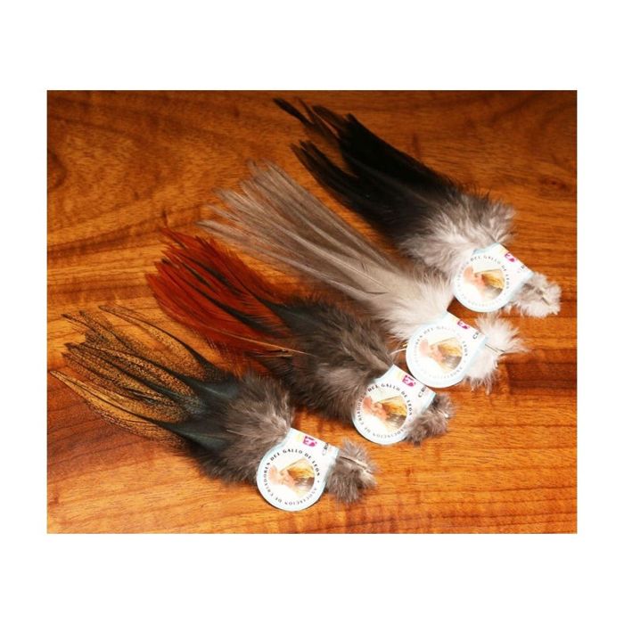 Материал для вязания мушек Hareline Gallo De Leon Saddle Feathers