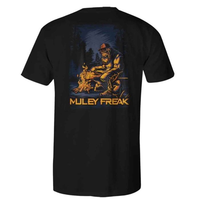 Рыболовная рубашка Muley Freak Men's Sasquatch Bonfire Buck Short Sleeve Casual Shirt