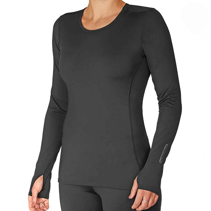 Термобельё Hot Chillys Women's Micro-Elite Chamois Crewneck Long Sleeve Base Layer