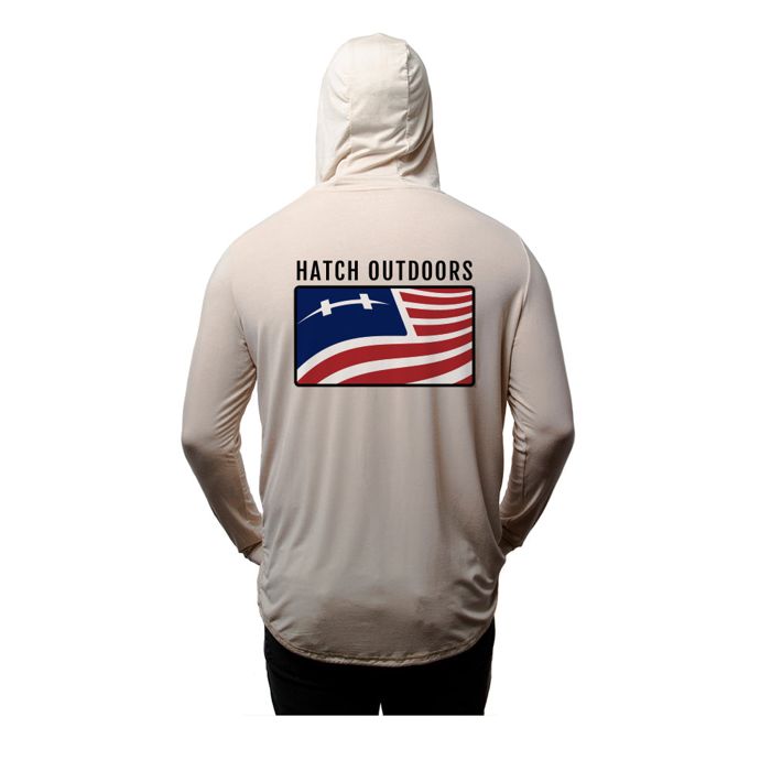 Рыболовная рубашка Hatch Outdoors, INC Bamboo Sun Hoodie, The Independent