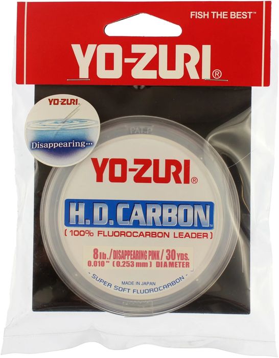 Поводковый материал Yo-Zuri SW HD 8 lb 30 yd Leader Fluorocarbon Fishing Line