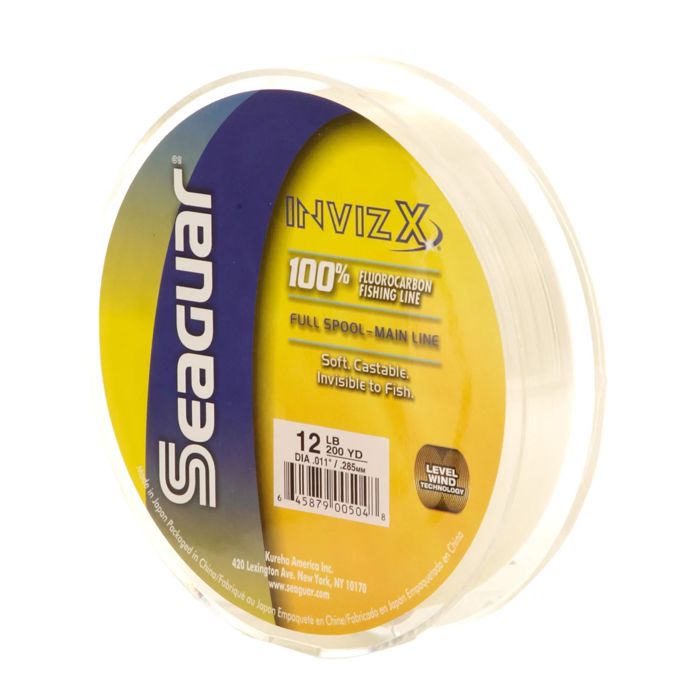Seaguar InvizX 12 lb 200 yd флюорокарбоновая леска