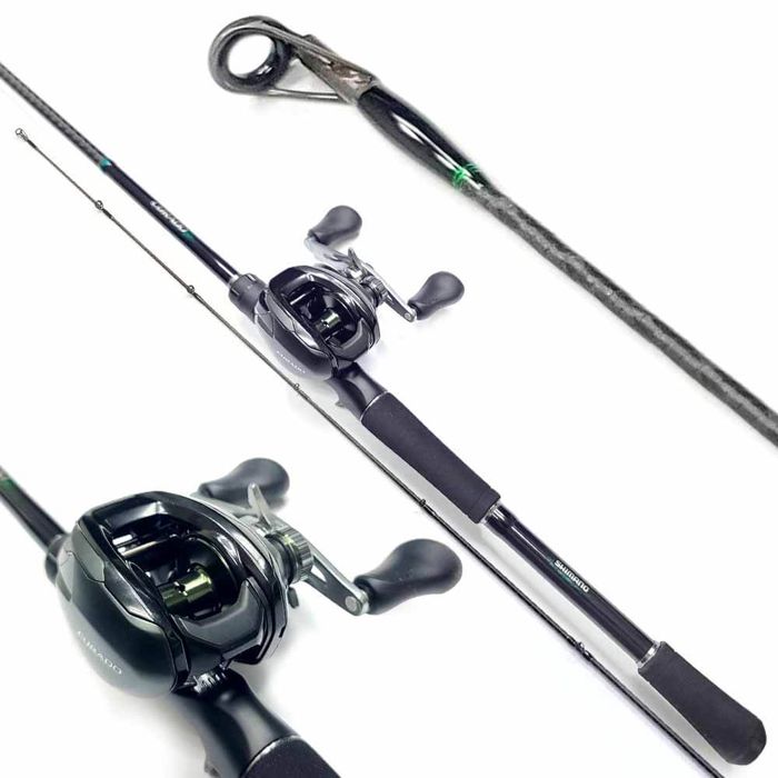 Комплект удилище + катушка Shimano Curado M 200HG Baitcasting Reel And Shimano Curado 72MA