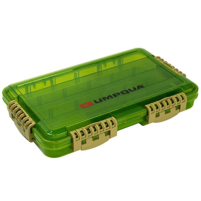 Коробка для мушек Umpqua Bug Locker Waterproof Fly Box - Olive, Large