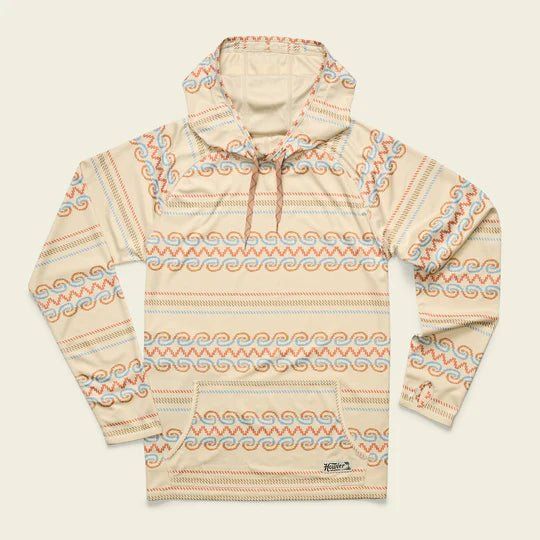 Рыболовная рубашка Howler Brothers Howler Bros - Loggerhead Hoodie - Zicatela: Off White