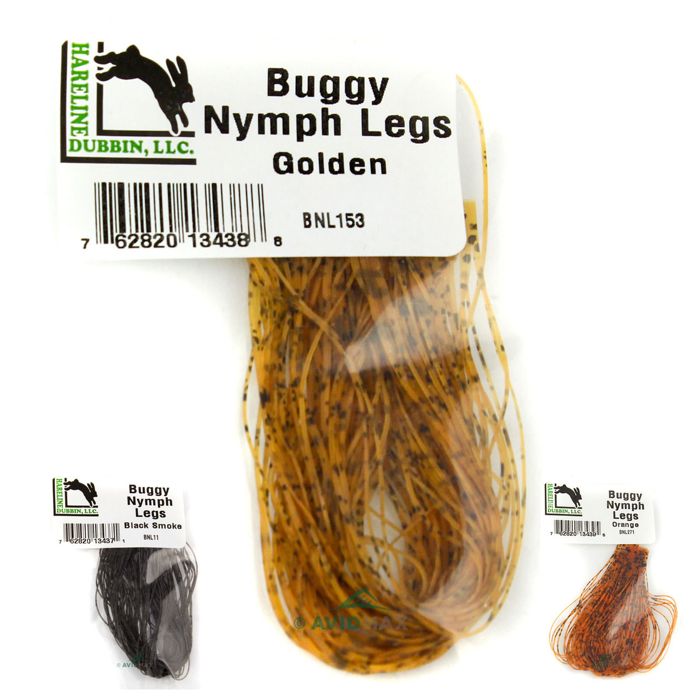 Материал для вязания мушек Hareline Dubbin Inc Hareline Buggy Nymph Legs