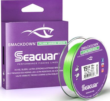 Плетёный шнур Seaguar Smackdown Braided Line Flash Green