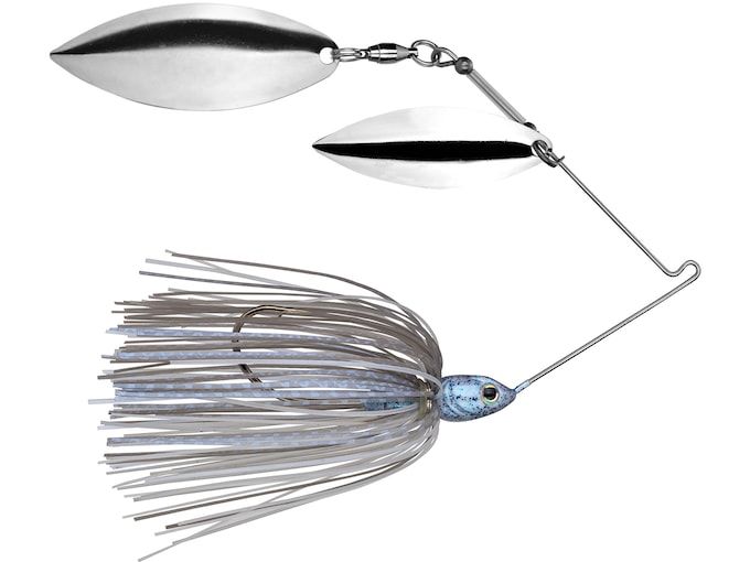 Спиннербейт Strike King Tour Grade Double Willow Spinnerbait 1/2oz Blue Glimmer Nickel