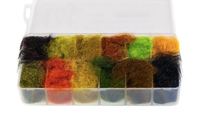 Материал для вязания мушек Hareline STS Trilobal Dubbing Trout Multicolor Assortment W/ Di