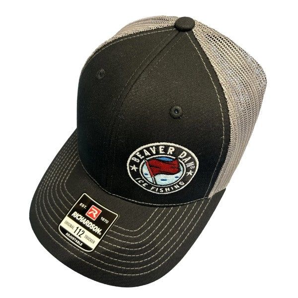 Головной убор Beaver Dam Richardson Snapback Hat With Embroidered Logo Black/Grey