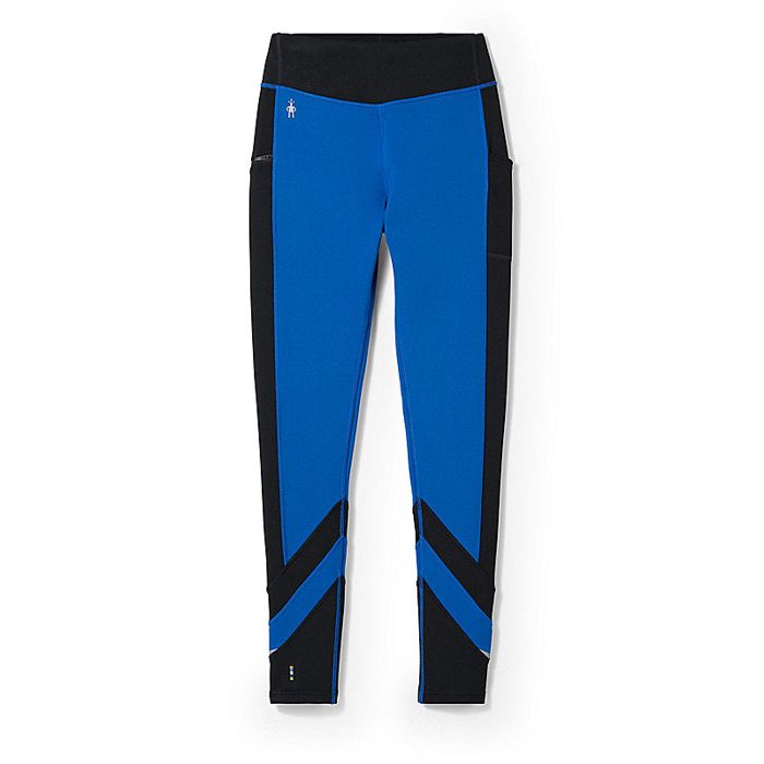 Термобельё Smartwool - Merino Sport Fleece Colorblock Legging - Women's - Blueberry Hill X