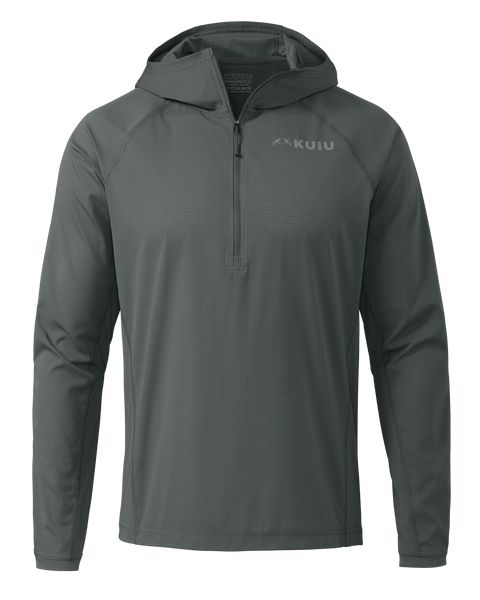 Рыболовная рубашка KUIU Tiburon Hybrid Hoodie | Stone