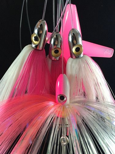 Морская приманка Pink/Crystal Light Joe Shute Lure Chain
