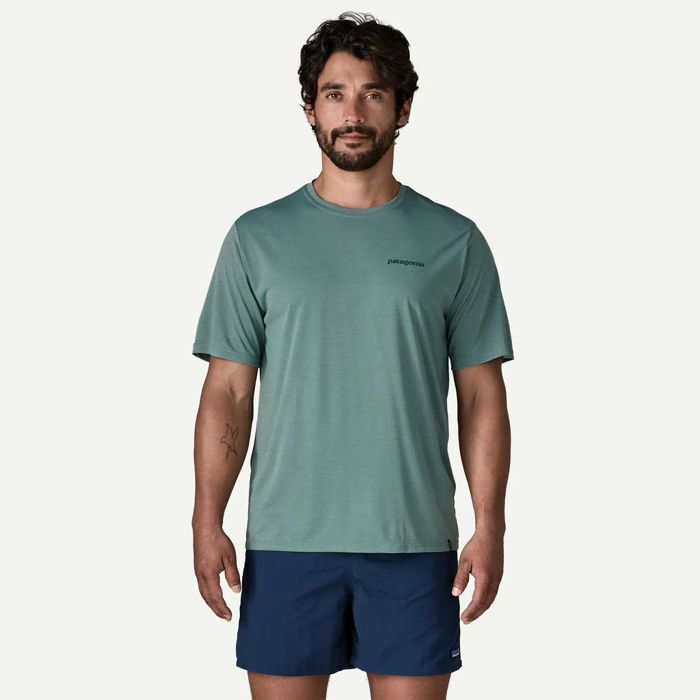 Рыболовная рубашка Patagonia Men's Capilene Cool Daily Shirt - Boardshort Logo