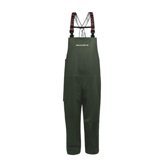 Непромокаемая одежда Grundens Men's Neptune 509 Fishing Rain Bib - Green - XXL