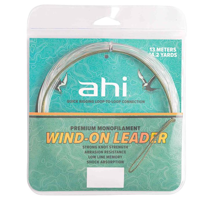 Поводковый материал PROMAR Ahi Premium Monofilament Wind-On Leader, 14.2 Yards