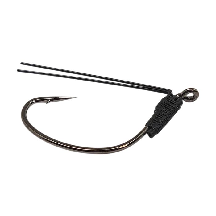 Готовая оснастка Gamakatsu Wicked Wacky Rig Weedless Hooks - Black - 2/0