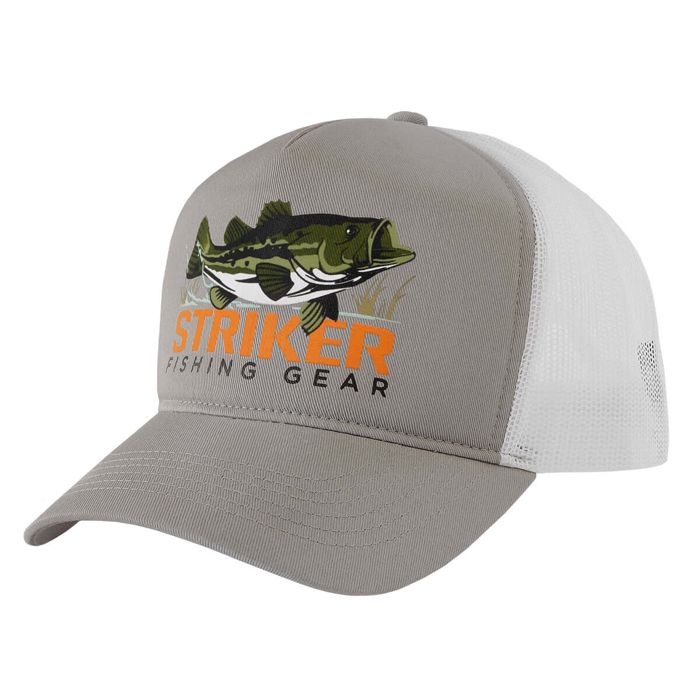 Головной убор Striker Big Bubba Trucker Cap - Light Gray/White