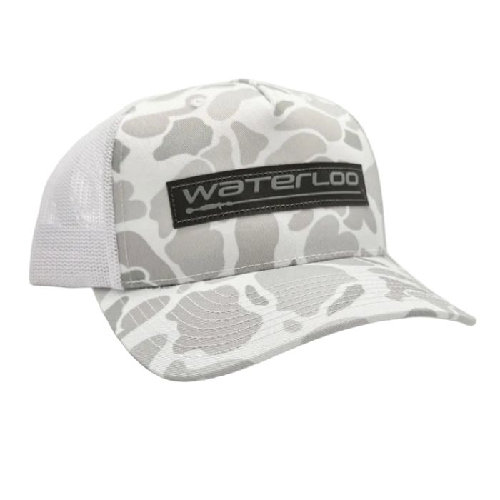 Головной убор Richardson Waterloo Blizzard Duck Camo and White Cap - Performance Patch