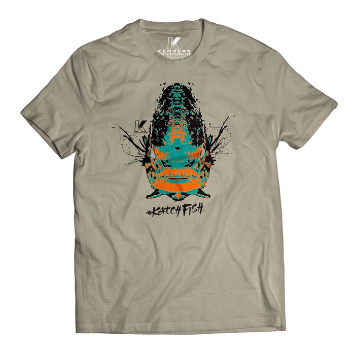 Рыболовная рубашка Kenders Outdoors BLUEGILL SPECIES T-SHIRT HEATHER SLATE