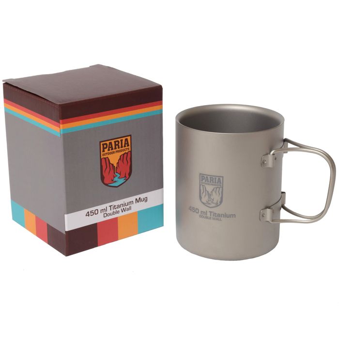 Походная посуда 450 ml Titanium Double Wall Mug