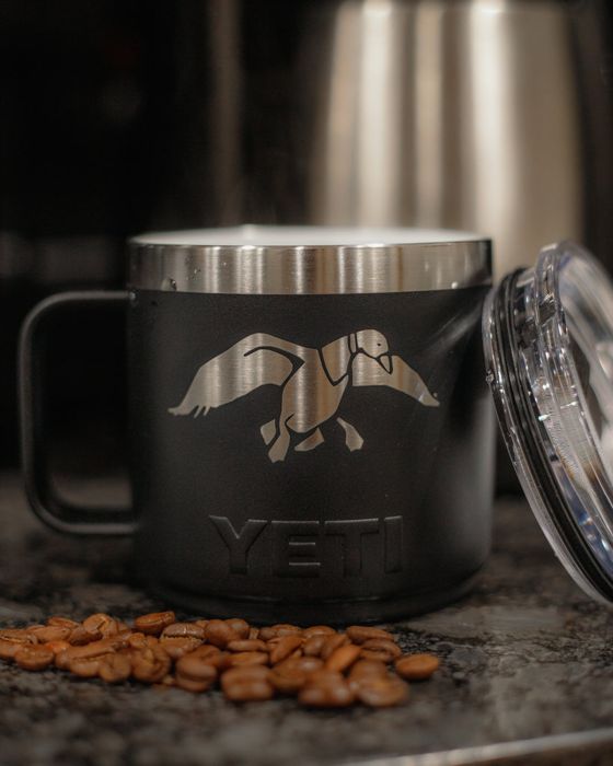 Походная посуда Duck Commander Icon 14oz Black Yeti Rambler Stackable Mug