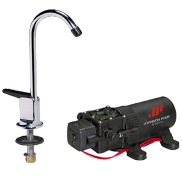 Насос для лодки Johnson Pump Boat Washdown Pump, Self-Diaphragm; 1.1 Gallon Per Minute