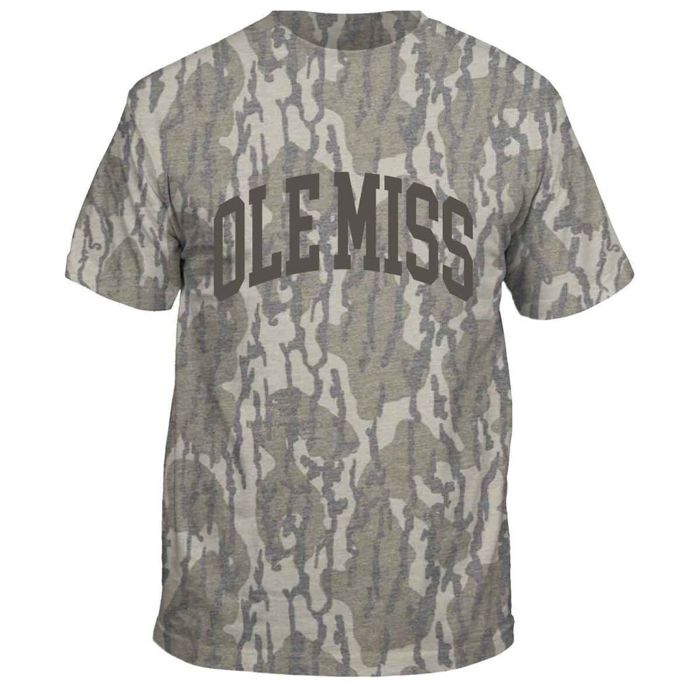 Рыболовная рубашка Sportsman's Warehouse Men's Ole Miss Arch Southern Camo Short Sleeve Ca