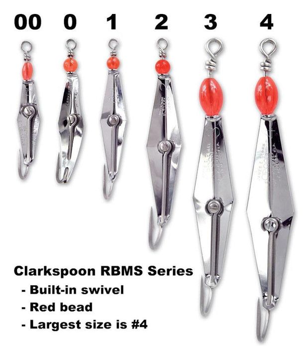 Крючки CLARKSPOON Stainless-Steel Hook w/Red Bead