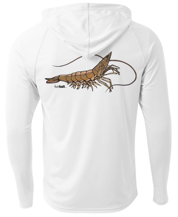 Рыболовная рубашка Shrimp Long Sleeve Hood - S
