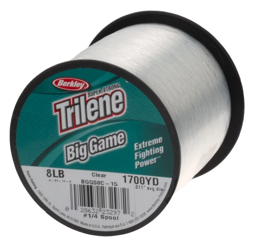 Монофильная леска Berkley Trilene Big Game 8 lb. - 1,700 yards Monofilament Fishing Line