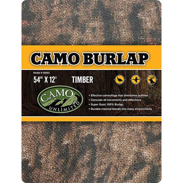 Засидка Camo Unlimited Camo Systems Timber Burlap Blind Making Material - 12ft x 54in
