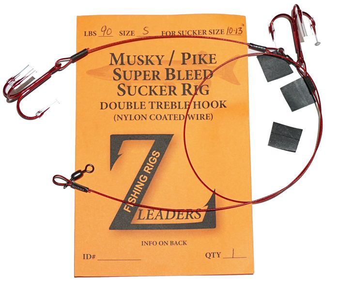 Готовая оснастка Z Leaders Sucker Rigs Super Bleed Wire Models