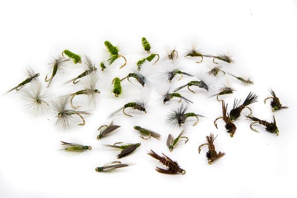 Мушки Big Y Fly Co. Blue Wing Olive Assortment--36 Flies #6
