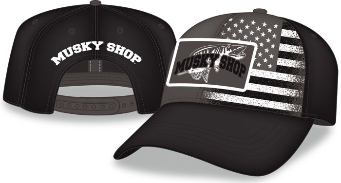 Головной убор Musky Shop Black Dark Gray Patch Cap